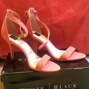 White House Black Market 2 piece suede heels